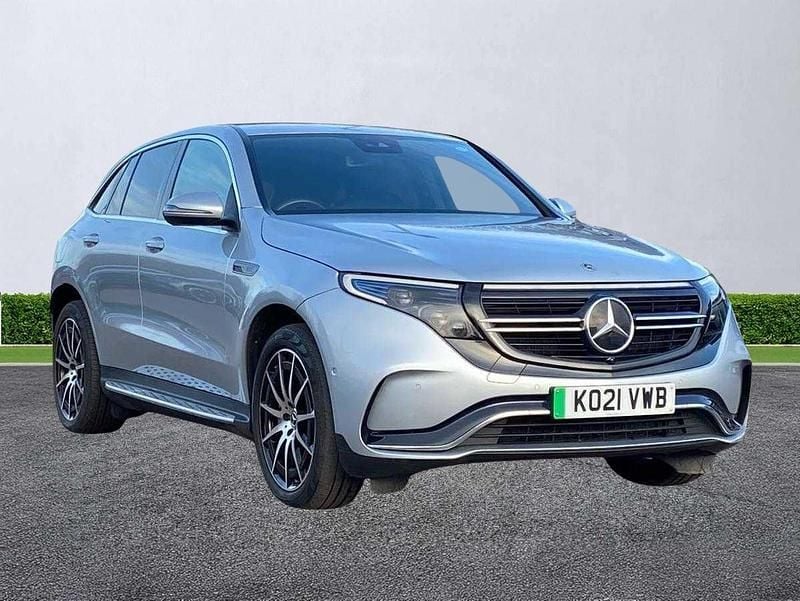 Used Mercedes EQC400 AMG line 300 kW (408 HP) 2021 Silver SUV