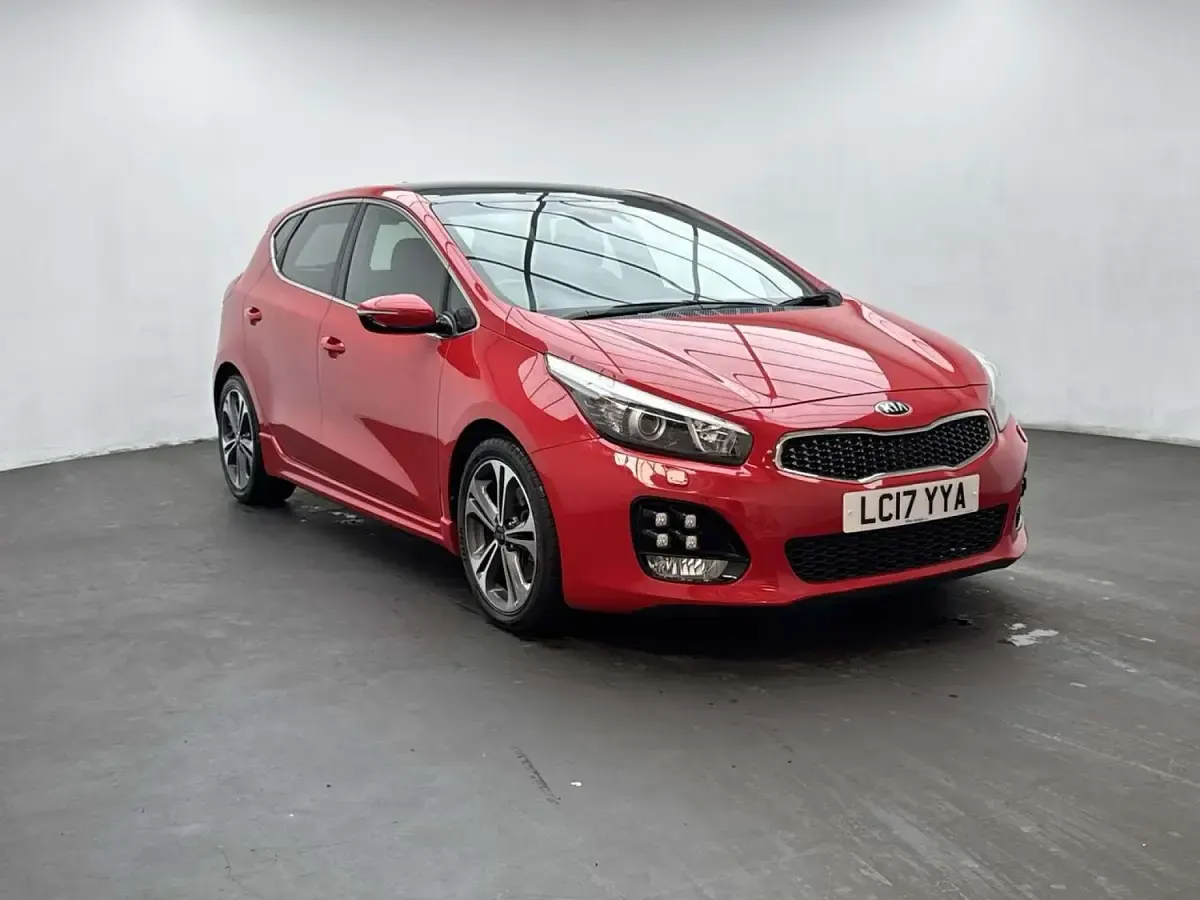 Used Kia Ceed GT-Line S 136 HP (100 kW) 2017 Red Hatchback