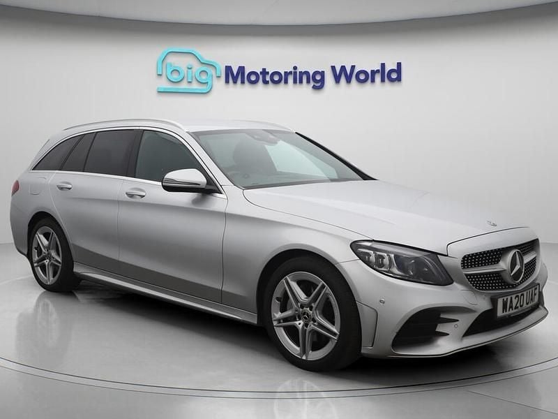 Silver Used 2020 Mercedes C200 AMG line Estate | £16,100 (Good price) - Image 1/4