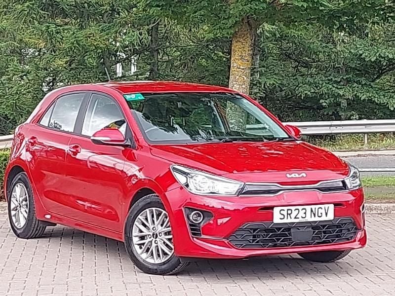 Red Used 2023 Kia Rio 2 Hatchback | £13,698 (Fair price) - Image 1/4
