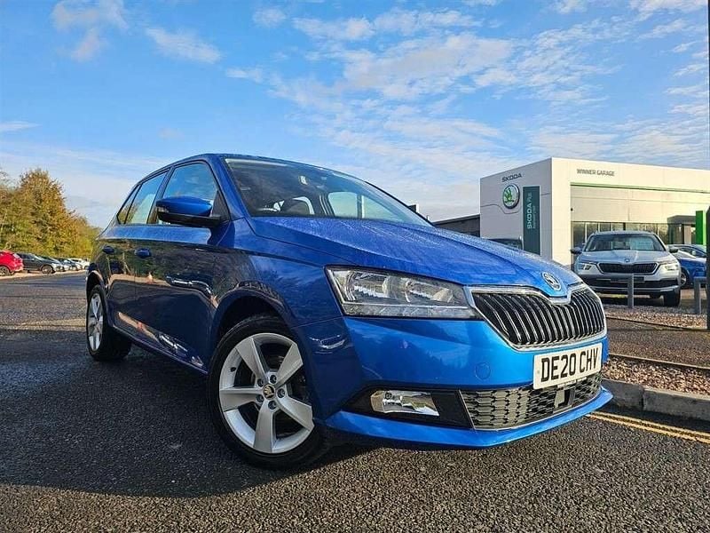 Blue Used 2020 Skoda Fabia SE L Hatchback | £10,995 (Fair price) - Image 1/4