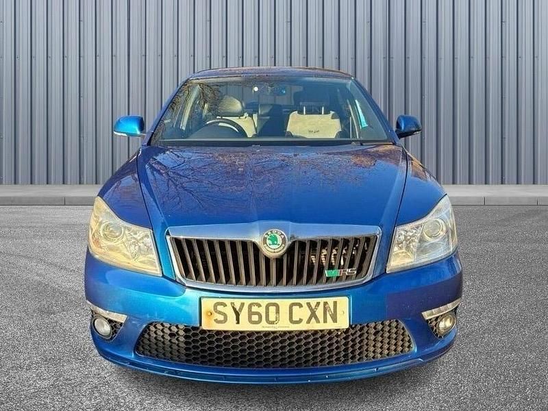 Begagnad Skoda Octavia vRS 2010 Blå Halvkombi