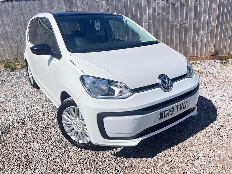 Begagnad VW up! move up! 60 HK (44 kW) 2019 Vit Halvkombi