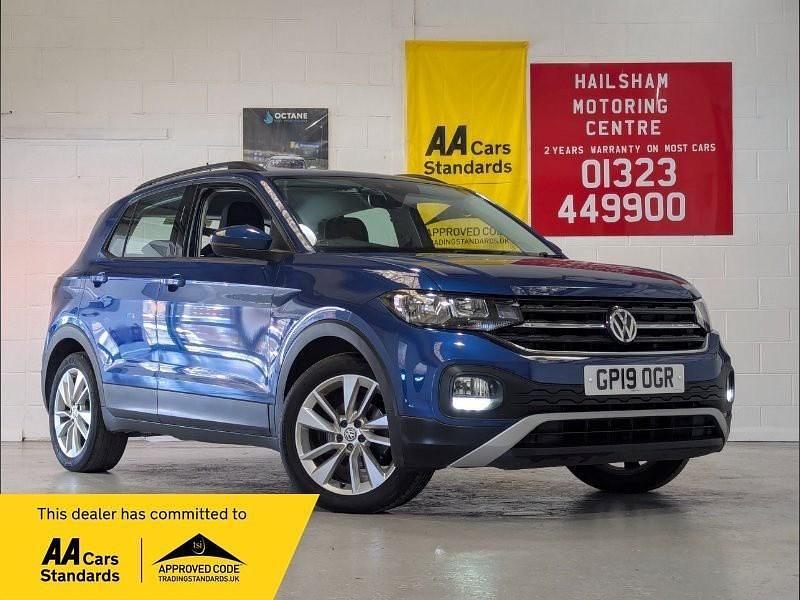 Used VW T-Cross SE 115 HP (84 kW) 2019 Blue SUV