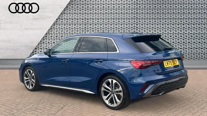 Used Audi A3 S-Line 116 HP (85 kW) 2025 Blue Hatchback
