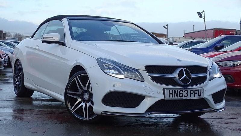 Used Mercedes E220 AMG 170 HP (125 kW) 2013 White Cabriolet