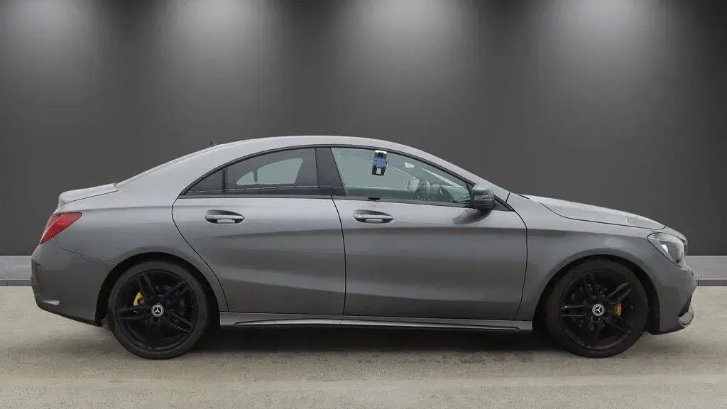 Used Mercedes CLA180 AMG line 122 HP (89 kW) 2018 Grey Coupe