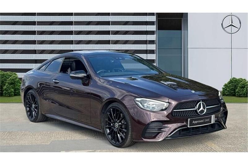 Red Used 2022 Mercedes E220 AMG line Coupe | £31,301 (Expensive) - Image 1/4
