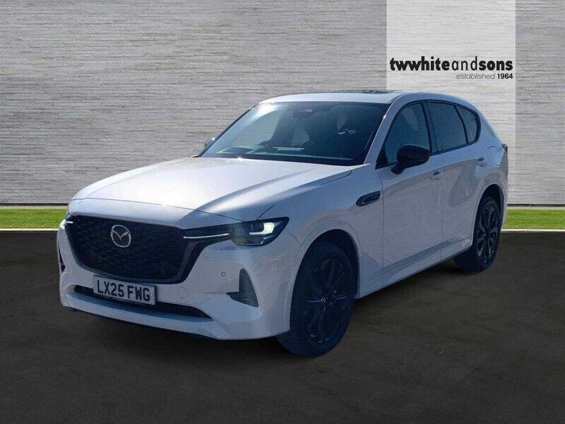 White Used 2025 Mazda CX-60 Homura-Line SUV | £41,950 (Fair price) - Image 1/4