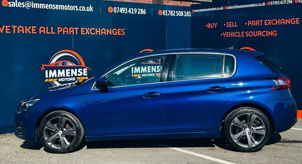 Used Peugeot 308 Allure 2018 Blue Hatchback