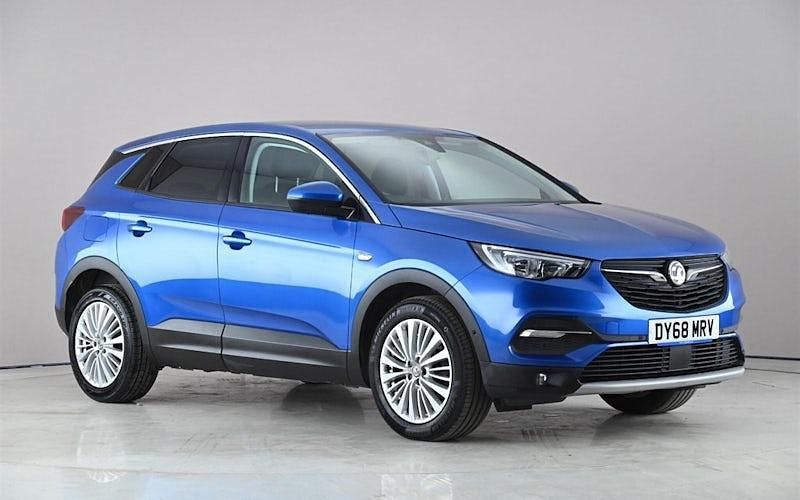 Used Vauxhall Grandland X Sport 131 HP (96 kW) 2018 Blue SUV