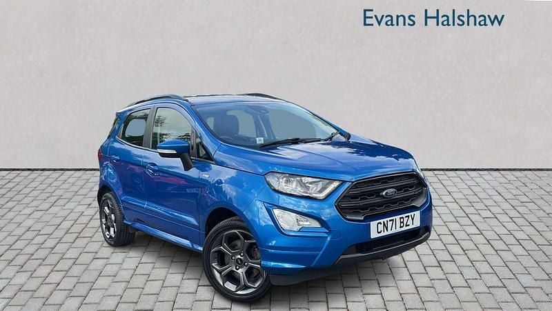 Blue Used 2021 Ford Ecosport ST-Line SUV | £11,720 (Good price) - Image 1/4