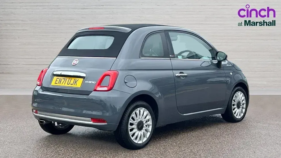 Used Fiat 500 Dolcevita 70 HP (51 kW) 2021 Grey Cabriolet