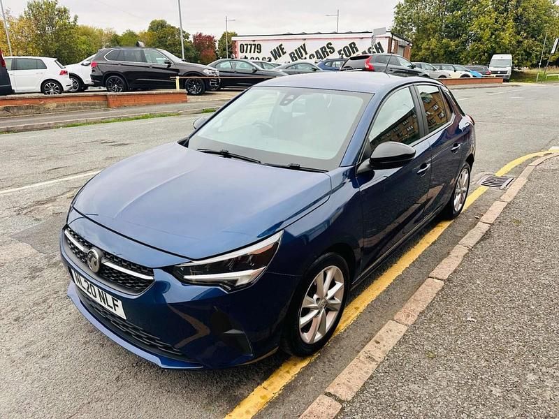 Used Vauxhall Corsa S 100 HP (73 kW) 2020 Blue Hatchback