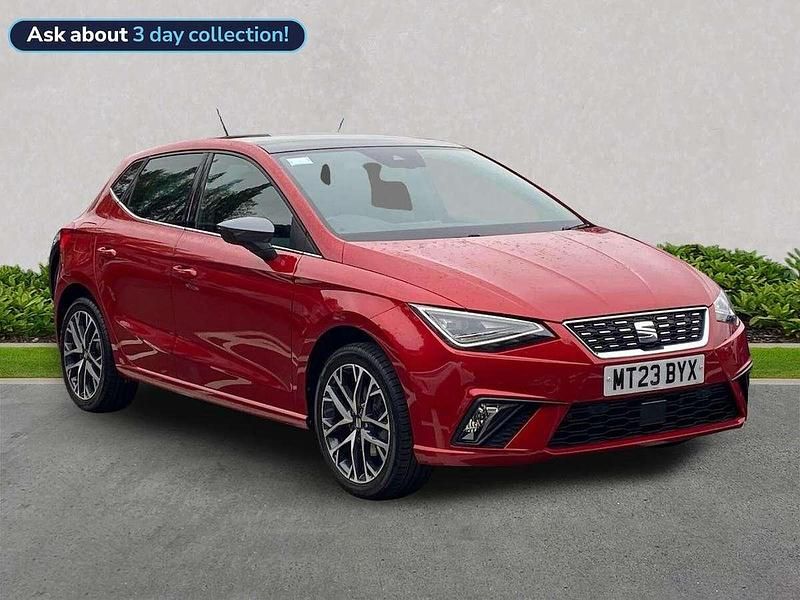Red Used 2023 Seat Ibiza XCELLENCE Lux Hatchback | £15,741 (Fair price) - Image 1/4