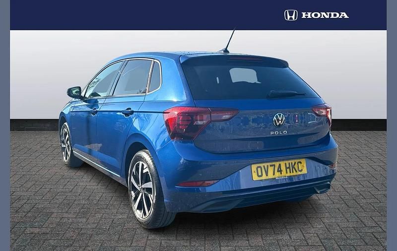 Used VW Polo Match 94 HP (69 kW) 2024 Blue Hatchback