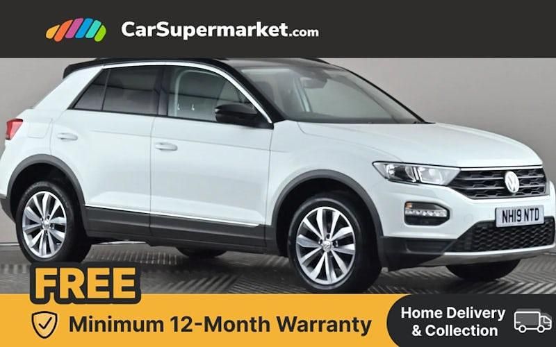 White Used 2019 VW T-Roc Design SUV | £13,197 (Fair price) - Image 1/4