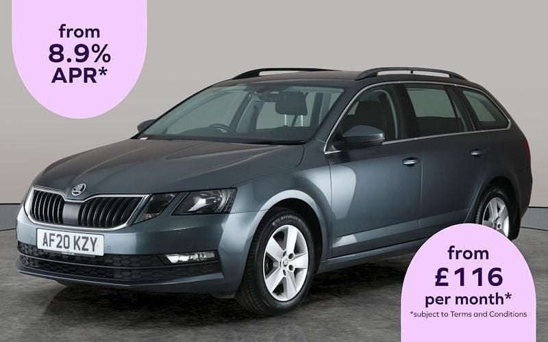 Grey Used 2020 Skoda Octavia SE Technology Estate | £8,945 (Good price) - Image 1/4