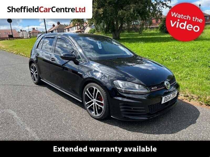 Black Used 2014 VW Golf VII GTD Hatchback | £8,995 (Good price) - Image 1/3