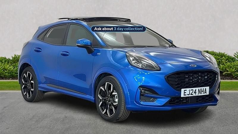 Blue Used 2024 Ford Puma ST-Line X Hatchback | £22,799 (A bit pricey) - Image 1/4