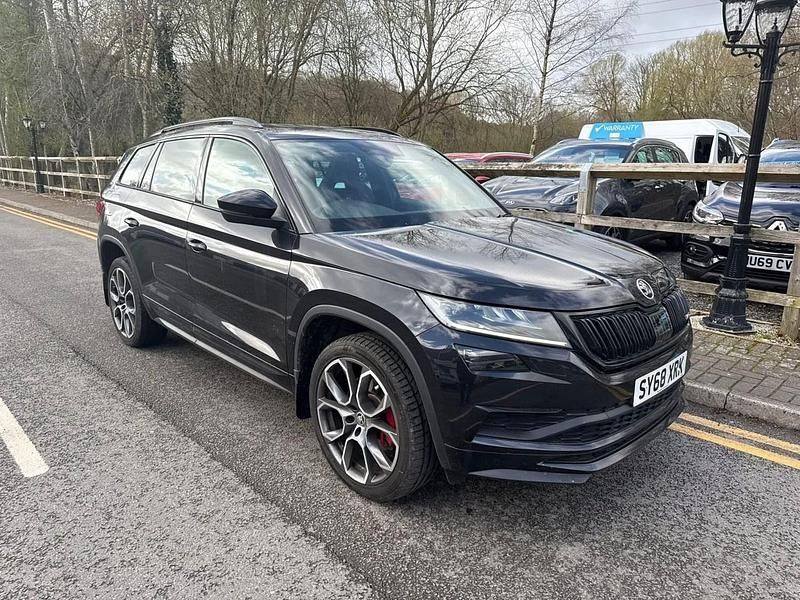 Used Skoda Kodiaq vRS 239 HP (175 kW) 2019 Black SUV