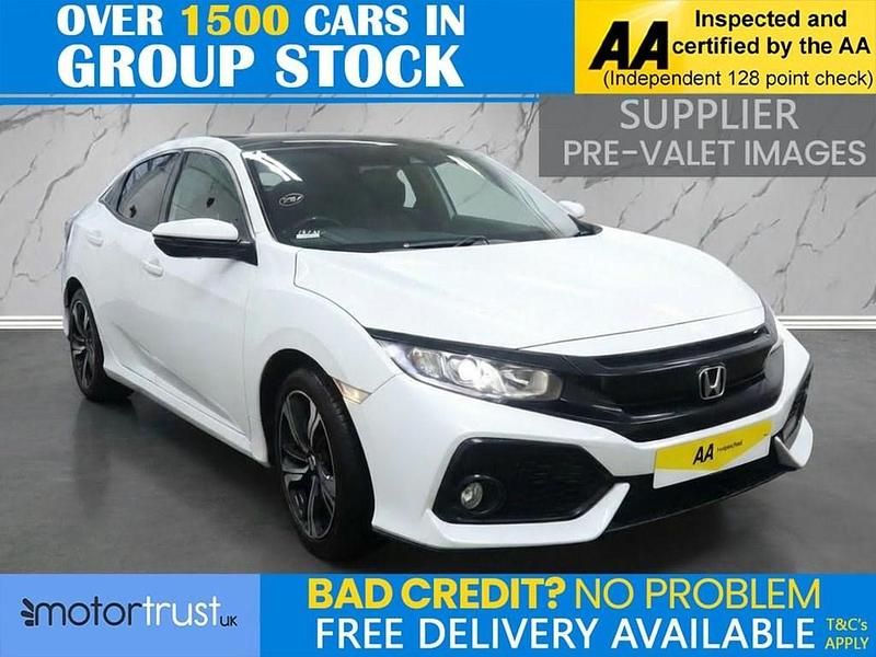 White Used 2018 Honda Civic EX Hatchback | £11,000 (Fair price) - Image 1/4
