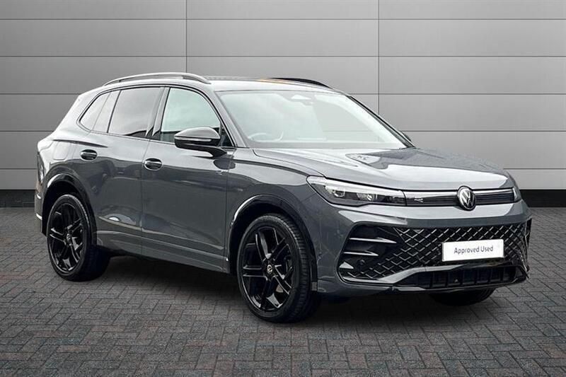 Dolphin grey Used 2024 VW Tiguan R-line SUV | £36,990 - Image 1/4