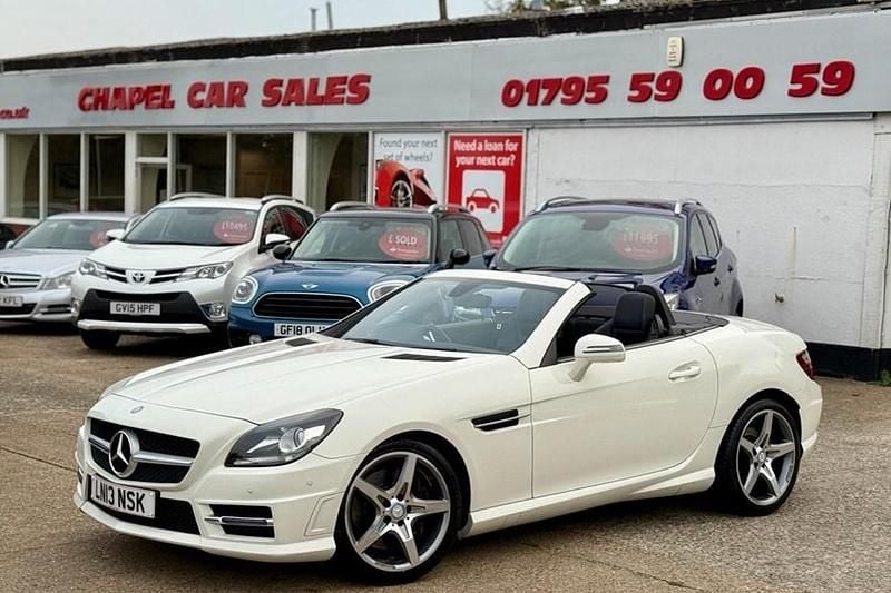 White Used 2013 Mercedes SLK250 AMG Cabriolet | £7,995 (Fair price) - Image 1/1