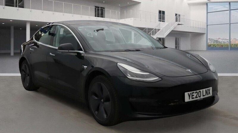 Black Used 2020 Tesla Model 3 Long Range Sedan | £15,800 (Good price) - Image 1/4