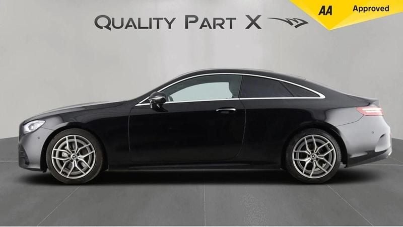 Used Mercedes E220 AMG line 2021 Black Coupe