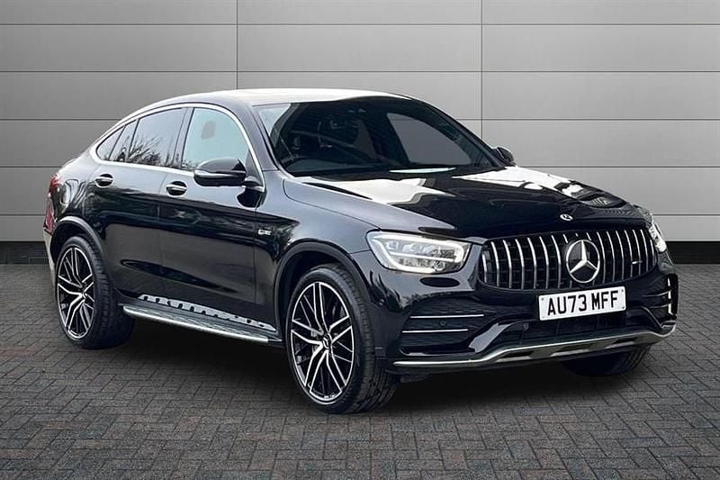 Used Mercedes GLC43 AMG Premium Plus 390 HP (286 kW) 2023 Obsidian black Coupe
