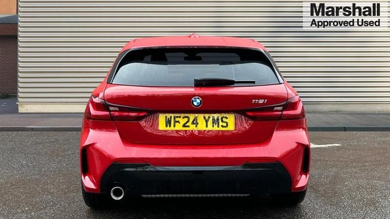 Used BMW 118 M Sport 136 HP (100 kW) 2024 Red Hatchback