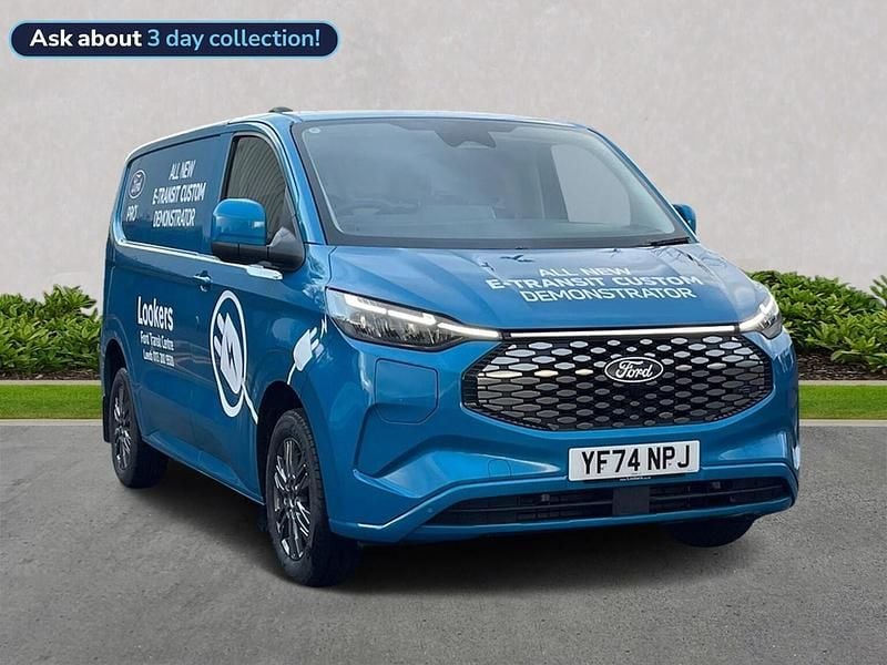 Blue Used 2024 Ford E-Transit Limited Van | £26,800 (A bit pricey) - Image 1/4