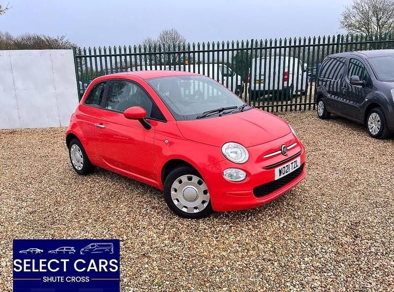 Pink Used 2021 Fiat 500 Pop Hatchback | £6,495 (Good price) - Image 1/4