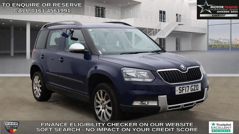 Blue Used 2017 Skoda Yeti SE SUV | £11,970 (Fair price) - Image 1/4