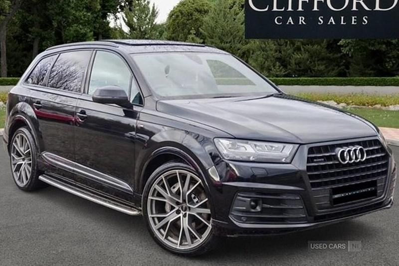 Black Used 2017 Audi Q7 S-Line SUV | £14,995 - Image 1/1