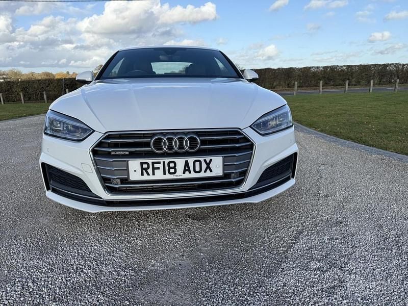 Used Audi A5 S-Line 252 HP (185 kW) 2018 White Coupe