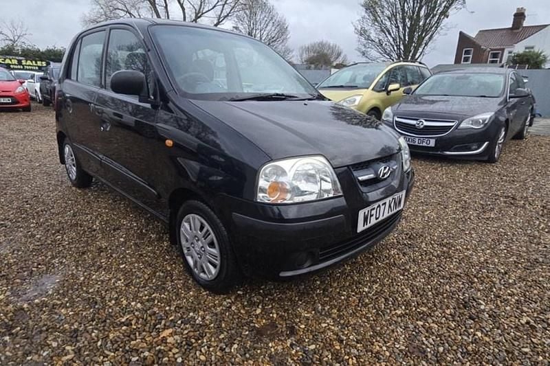 Black Used 2007 Hyundai Atos Hatchback | £1,495 (Good price) - Image 1/1