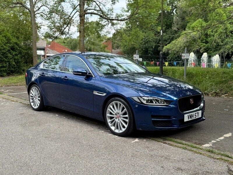Blue Used 2015 Jaguar XE Portfolio Sedan | £12,495 (Fair price) - Image 1/4