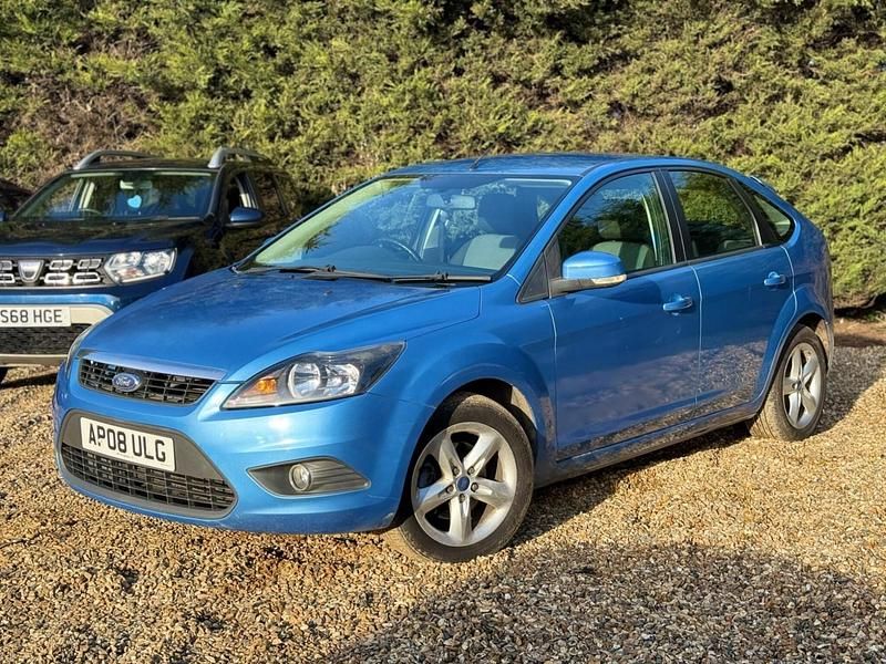 Used Ford Focus Zetec 2008 Blue Hatchback
