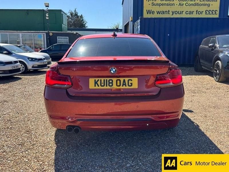 Used BMW 220 Sport Line 184 HP (135 kW) 2018 Orange Coupe