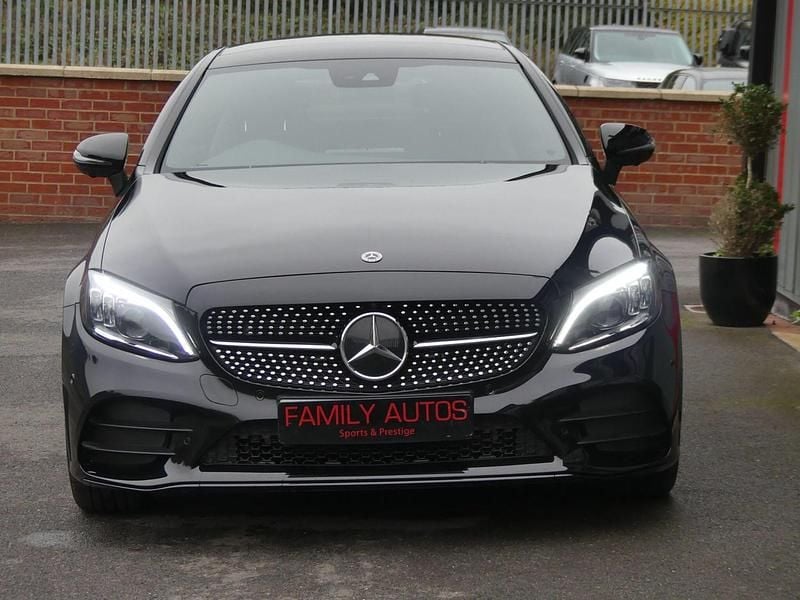Used Mercedes C300e AMG line 2023 Black Coupe