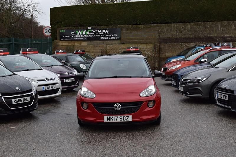 Used Vauxhall Adam S 70 HP (51 kW) 2017 Red Hatchback
