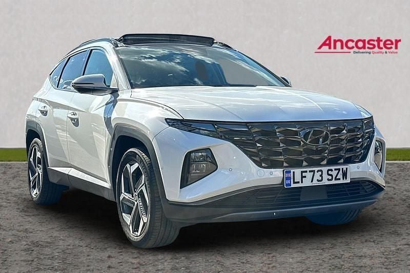 White Used 2023 Hyundai Tucson Ultimate SUV | £27,990 (A bit pricey) - Image 1/4