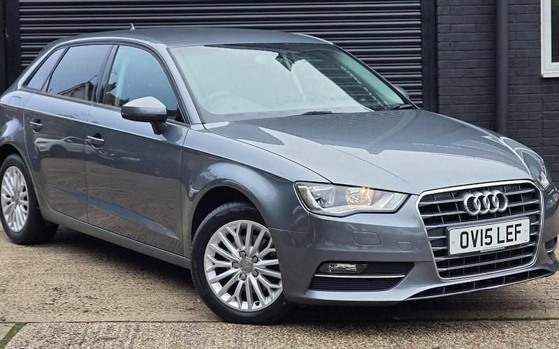 Grey Used 2015 Audi A3 Sportback Design Hatchback | £12,289 (Good price) - Image 1/4