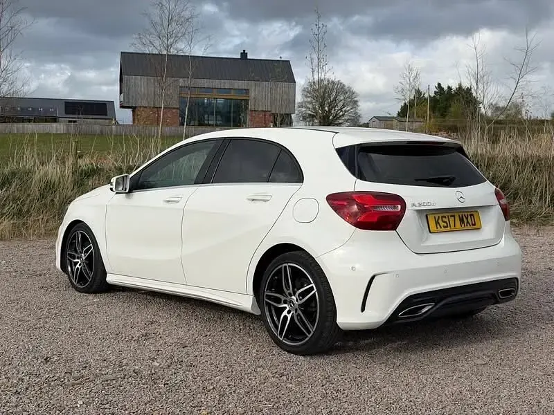 Used Mercedes A200 AMG Line Premium Plus 2017 White Hatchback