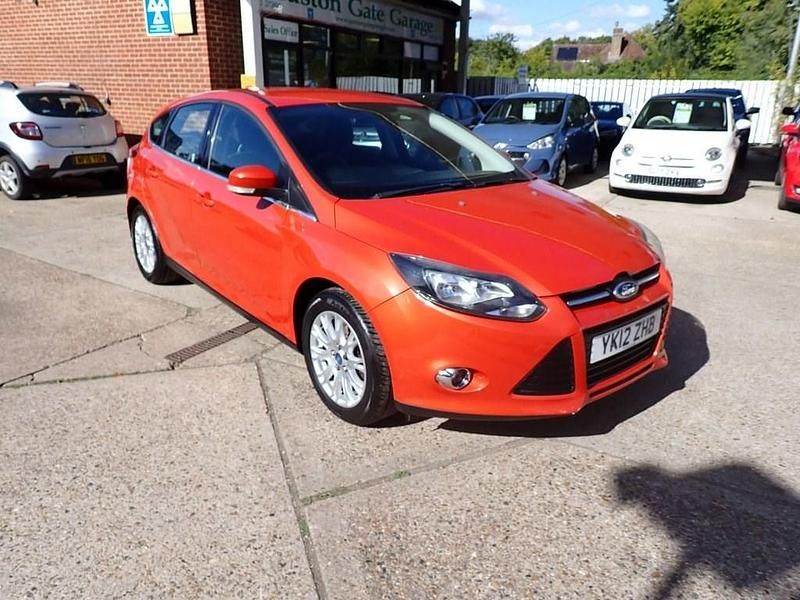 Red Used 2012 Ford Focus Titanium Hatchback | £3,490 (Fair price) - Image 1/4