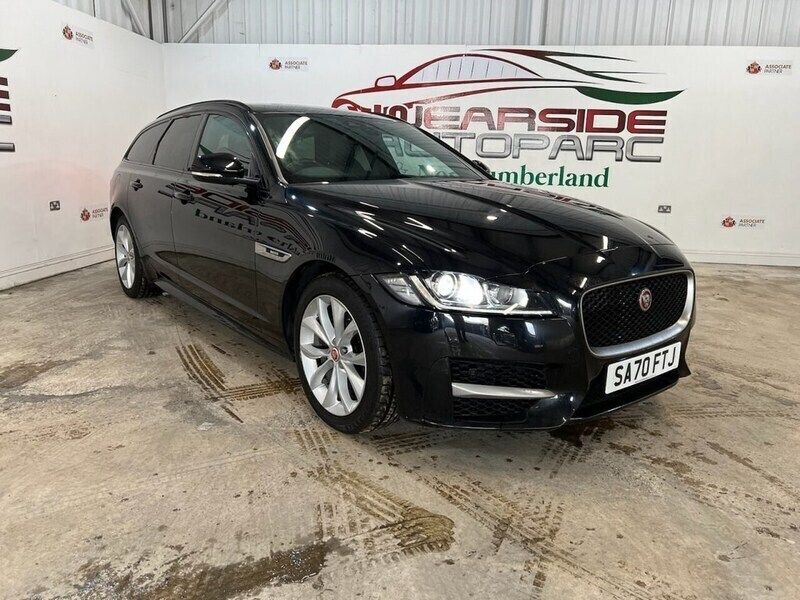 Black Used 2020 Jaguar XF Sportbrake R-Sport Estate | £18,999 (Fair price) - Image 1/4