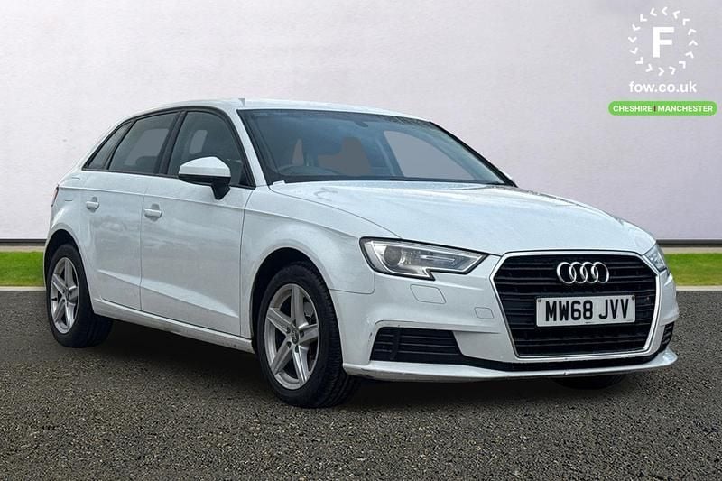 Used Audi A3 2019 White Hatchback