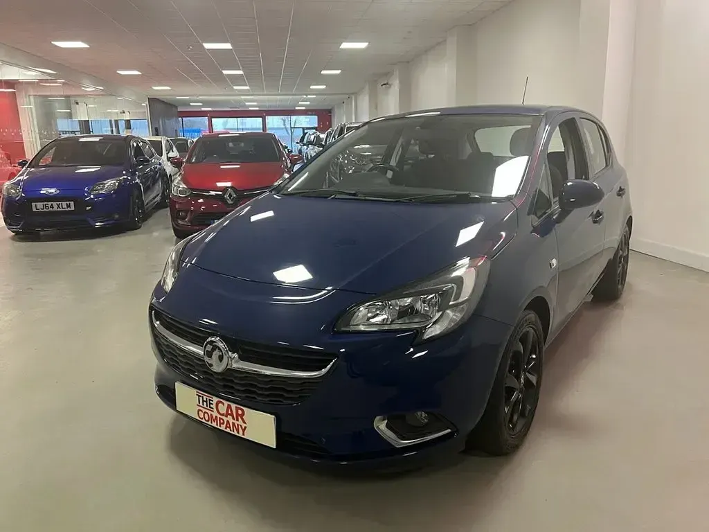 Used Vauxhall Corsa SRi 75 HP (55 kW) 2018 Blue Hatchback